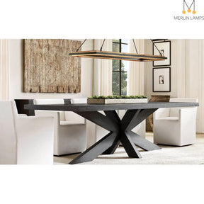 George Elegant Modern Lamp Fixture, Metal Chandelier for Living Room, Bedroom, Dining Room