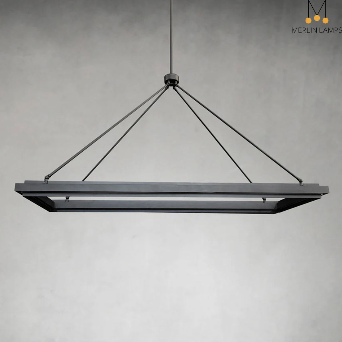 George Elegant Modern Lamp Fixture, Metal Chandelier for Living Room, Bedroom, Dining Room