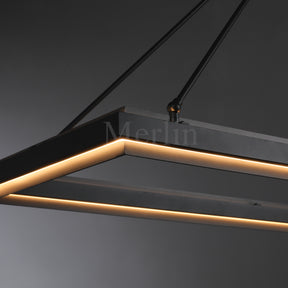 George Elegant Modern Lamp Fixture, Metal Chandelier for Living Room, Bedroom, Dining Room