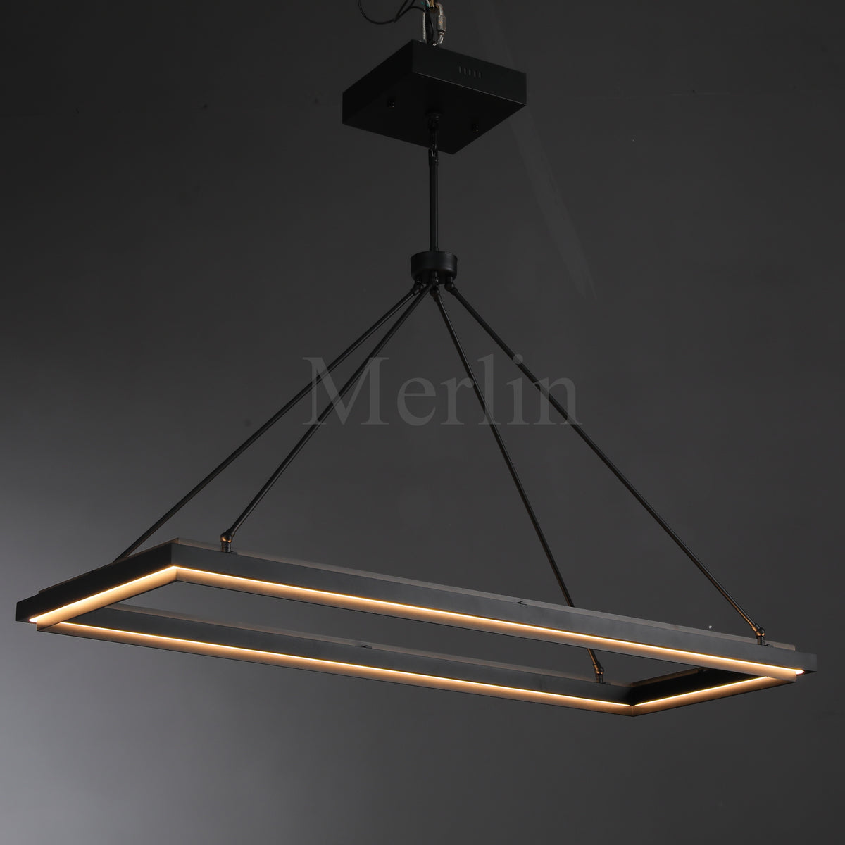 George Elegant Modern Lamp Fixture, Metal Chandelier for Living Room, Bedroom, Dining Room