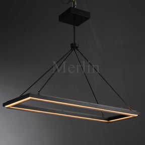 George Elegant Modern Lamp Fixture, Metal Chandelier for Living Room, Bedroom, Dining Room