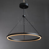 George Elegant Modern Round Lamp Fixture, Metal Chandelier for Living Room, Bedroom, Dining Room