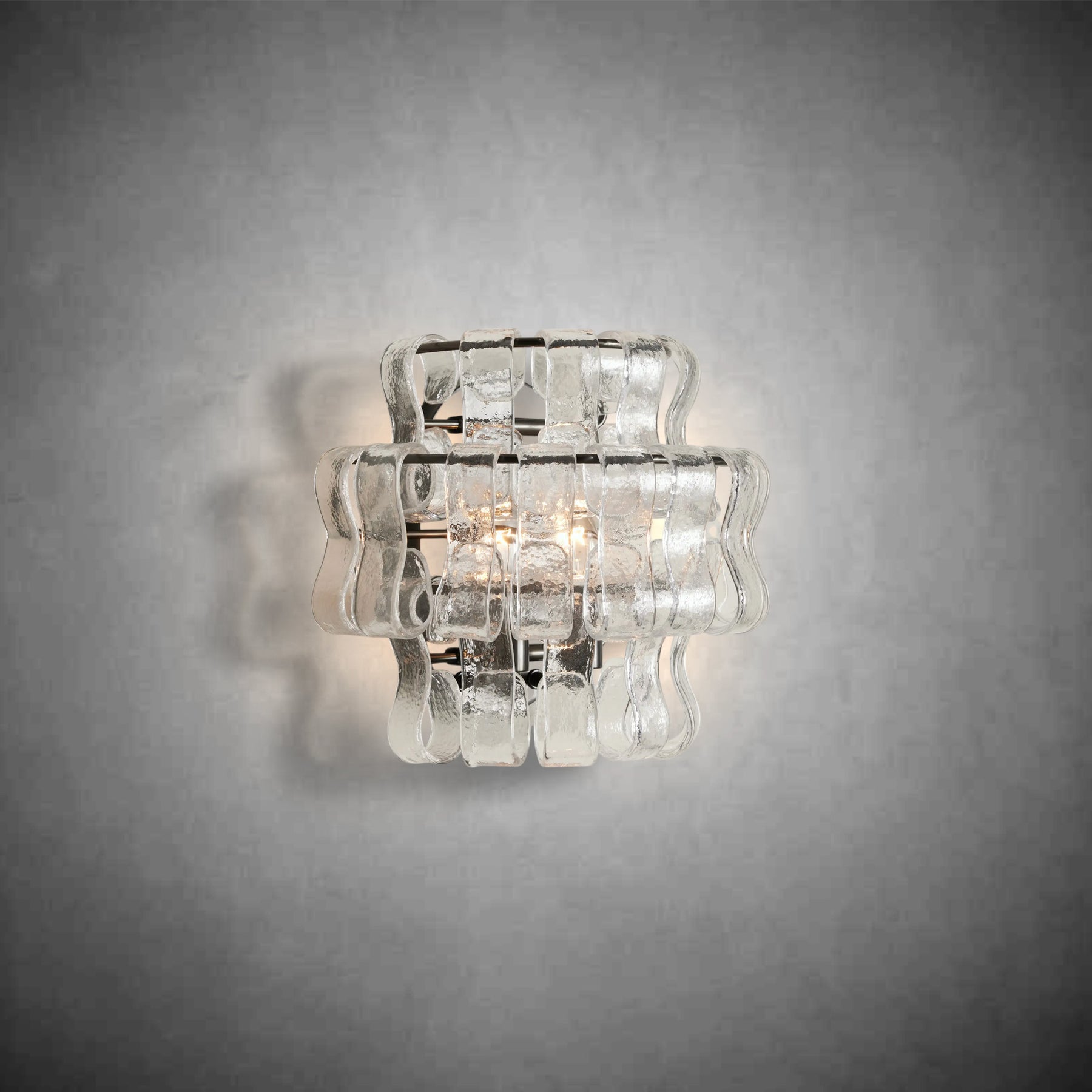 Ghiaccio Glass Wall Sconce