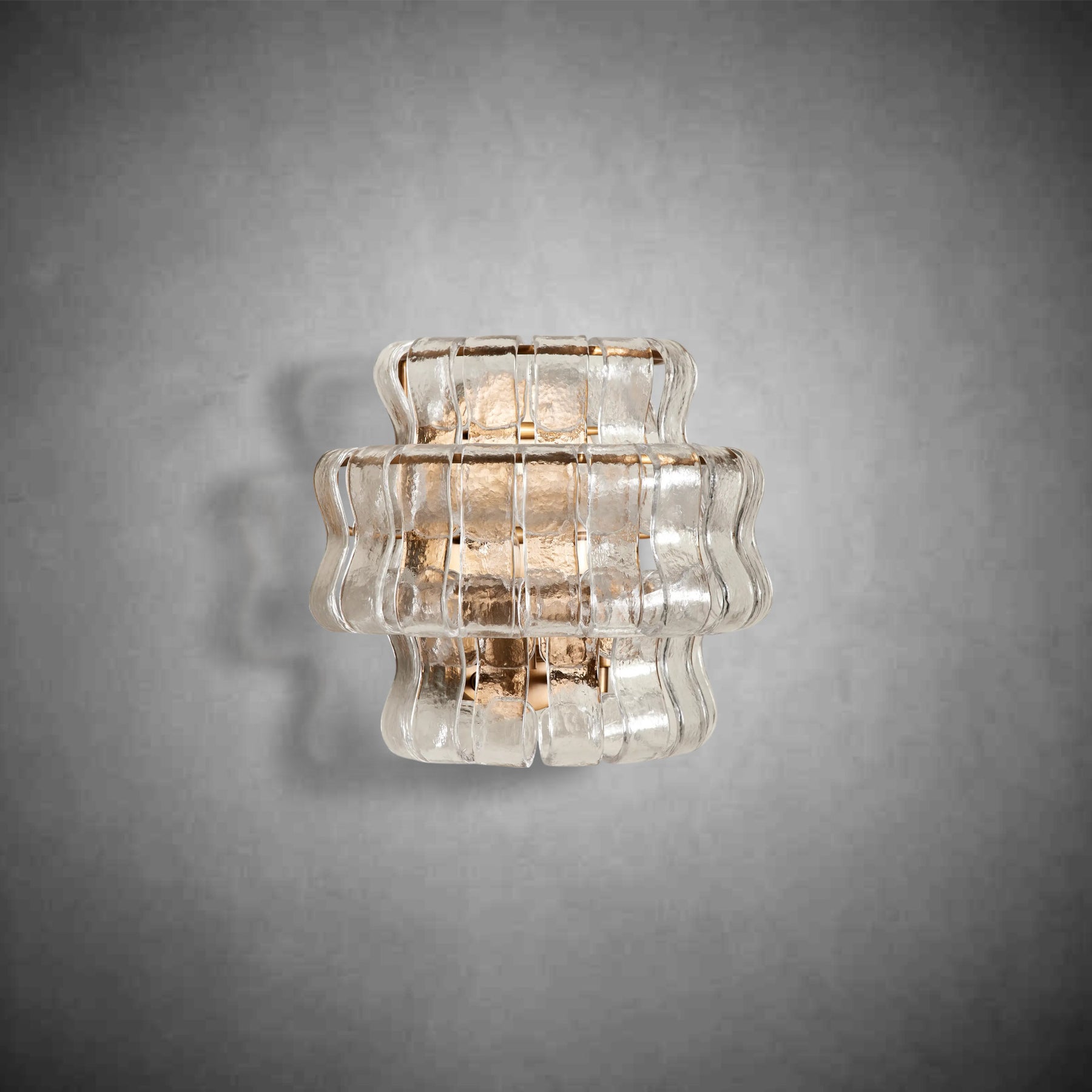Ghiaccio Glass Wall Sconce
