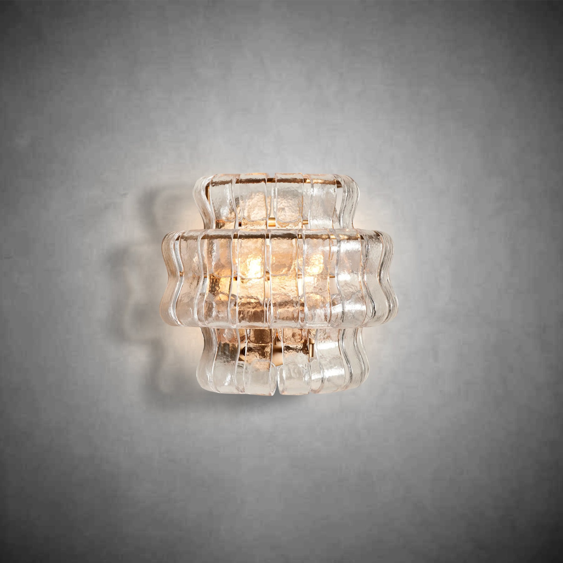 Ghiaccio Glass Wall Sconce
