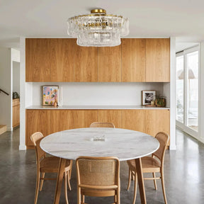 Ghiaccio Modern Glass Flushmount