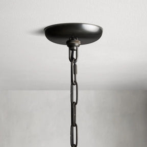 Ghiaccio Round Glass Chandelier