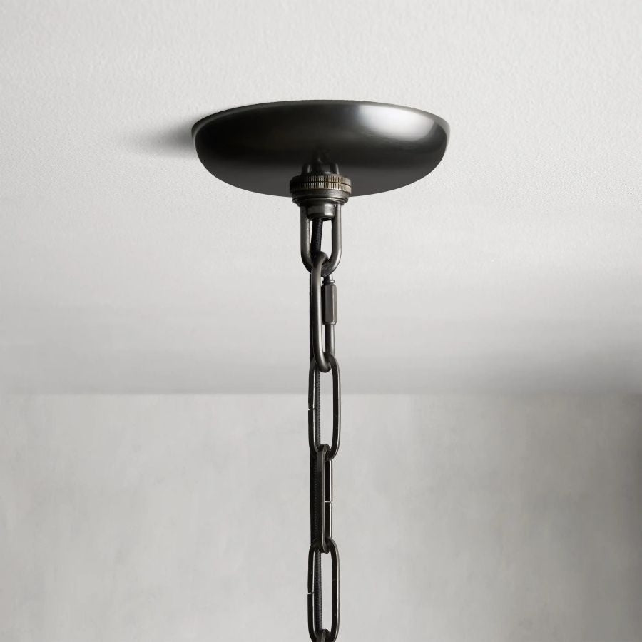 Ghiaccio Round Glass Chandelier