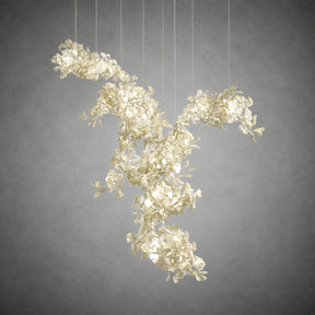 Gingko Ceramics Combination Branch Chandelier