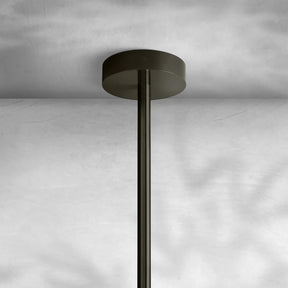 Glass Globe Mobile Six-Arm Chandelier 40"