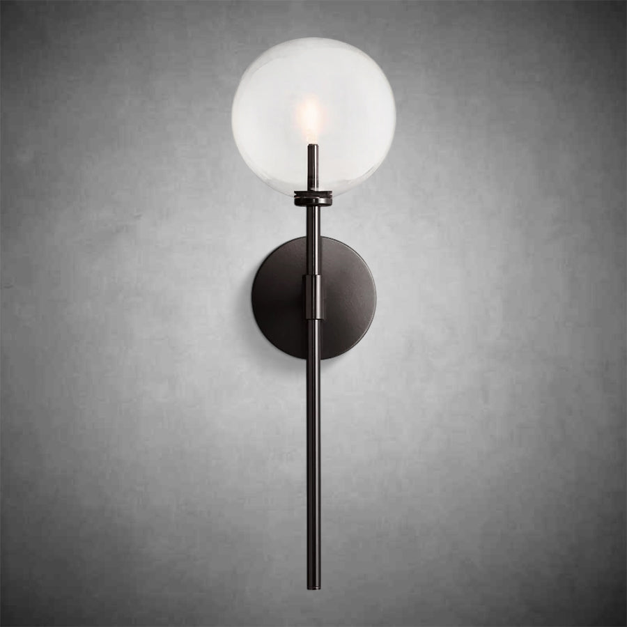 Glass Globe Sconce