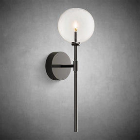 Glass Globe Sconce