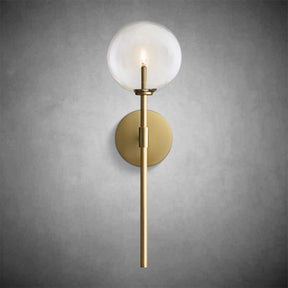 Glass Globe Sconce