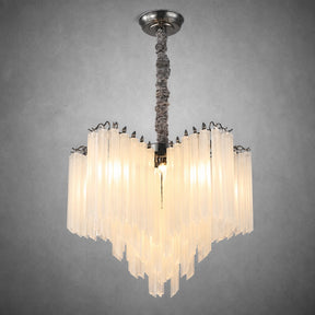 Glass Rod Chandelier