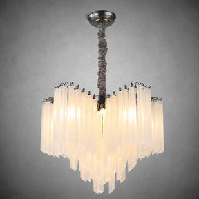 Glass Rod Chandelier