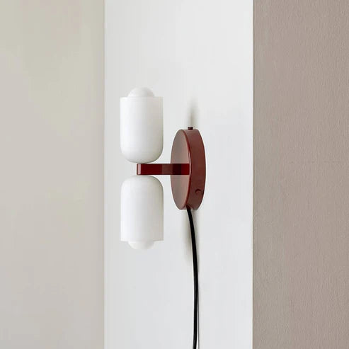 Glass Up Down Wall Sconce