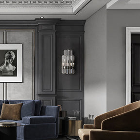 Gleam Crystal  Wall Sconce 16"