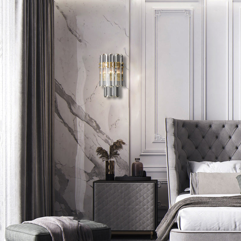 Gleam Crystal  Wall Sconce 16"