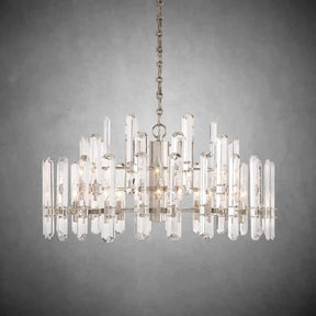 Gleam Series K9 Crystal Glass Round Chandelier 24" 36" 48"