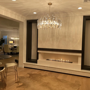 Gleam Series K9 Crystal Glass Round Chandelier 24" 36" 48"