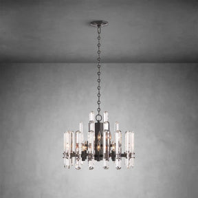 Gleam Series K9 Crystal Glass Round Chandelier 24" 36" 48"