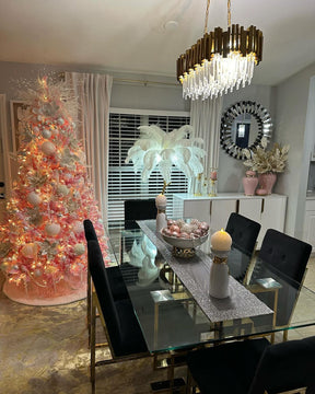 Gold/Silver Round Modern Tiered Metal Crystal Chandelier