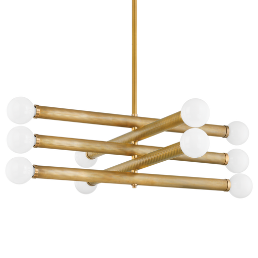 Grayson Modern Milky White Glass Chandelier