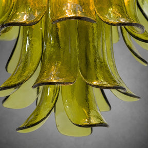 Green Petalo Murano Chandelier