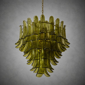 Green Petalo Murano Chandelier