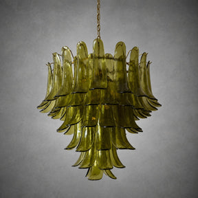Green Petalo Murano Chandelier