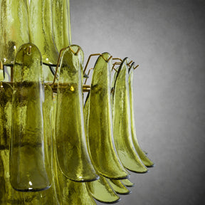 Green Petalo Murano Chandelier