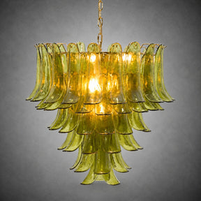 Green Petalo Murano Chandelier