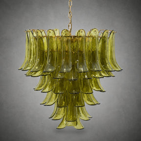 Green Petalo Murano Chandelier