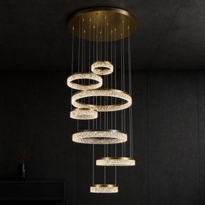 Guilin Landscape Modern Sculptural Ring Chandelier - main