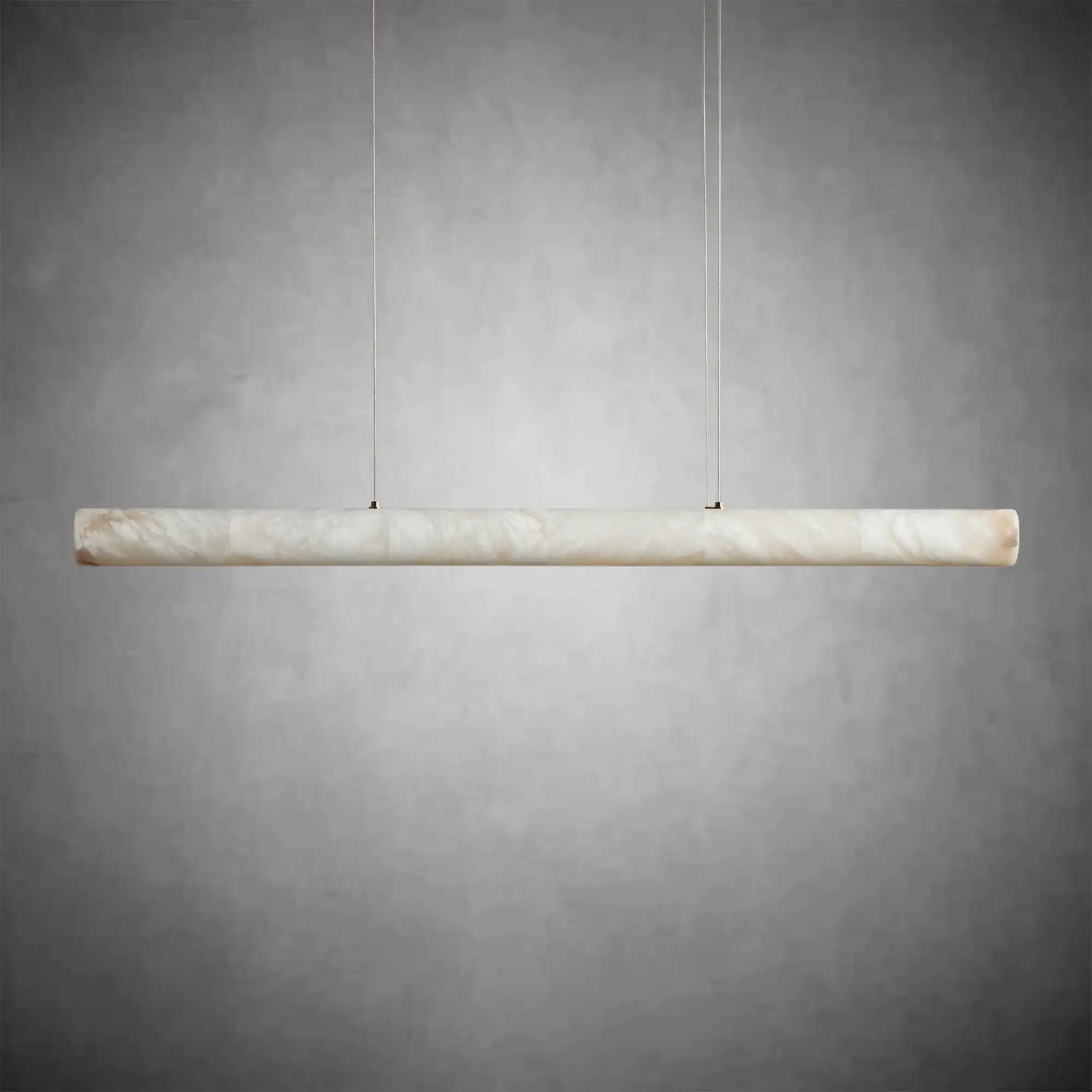 Halima Linear Alabaster LED Chandelier – 64" & 74" Options