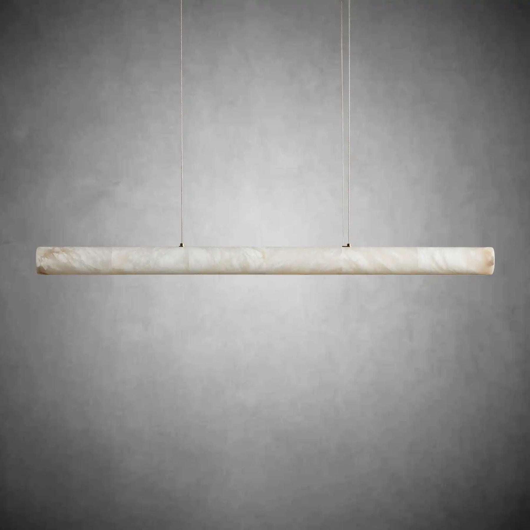 Halima Linear Alabaster LED Chandelier – 64" & 74" Options