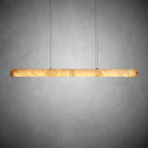 Halima Linear Alabaster LED Chandelier – 64" & 74" Options