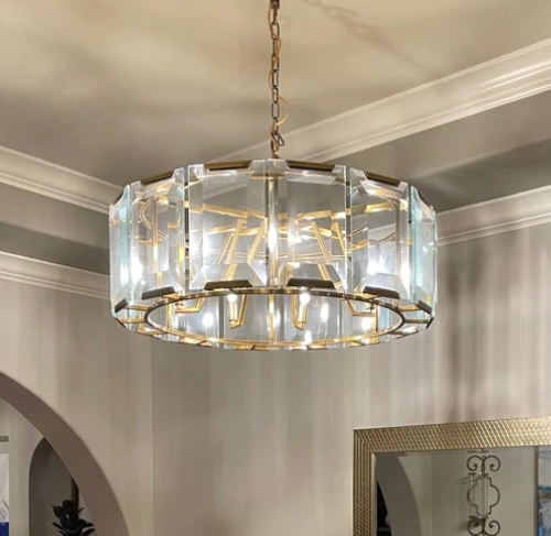 Charles Multicurve Modern Crystal Round Chandelier, Dinning Table Lamp