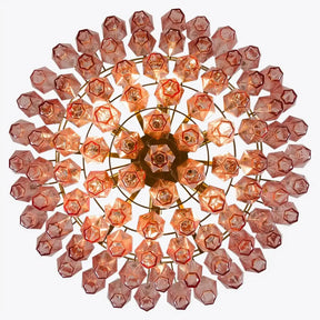 Hand Blown Tier Glass Large Murano Chandelier 24"31"40" - D60*H30CM/D23.62"*H11.81"Warm Light (3000K)SmokyMerlinlamps