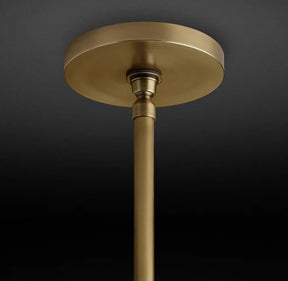 Hand-Carved Alabaster Cylinder Pendant