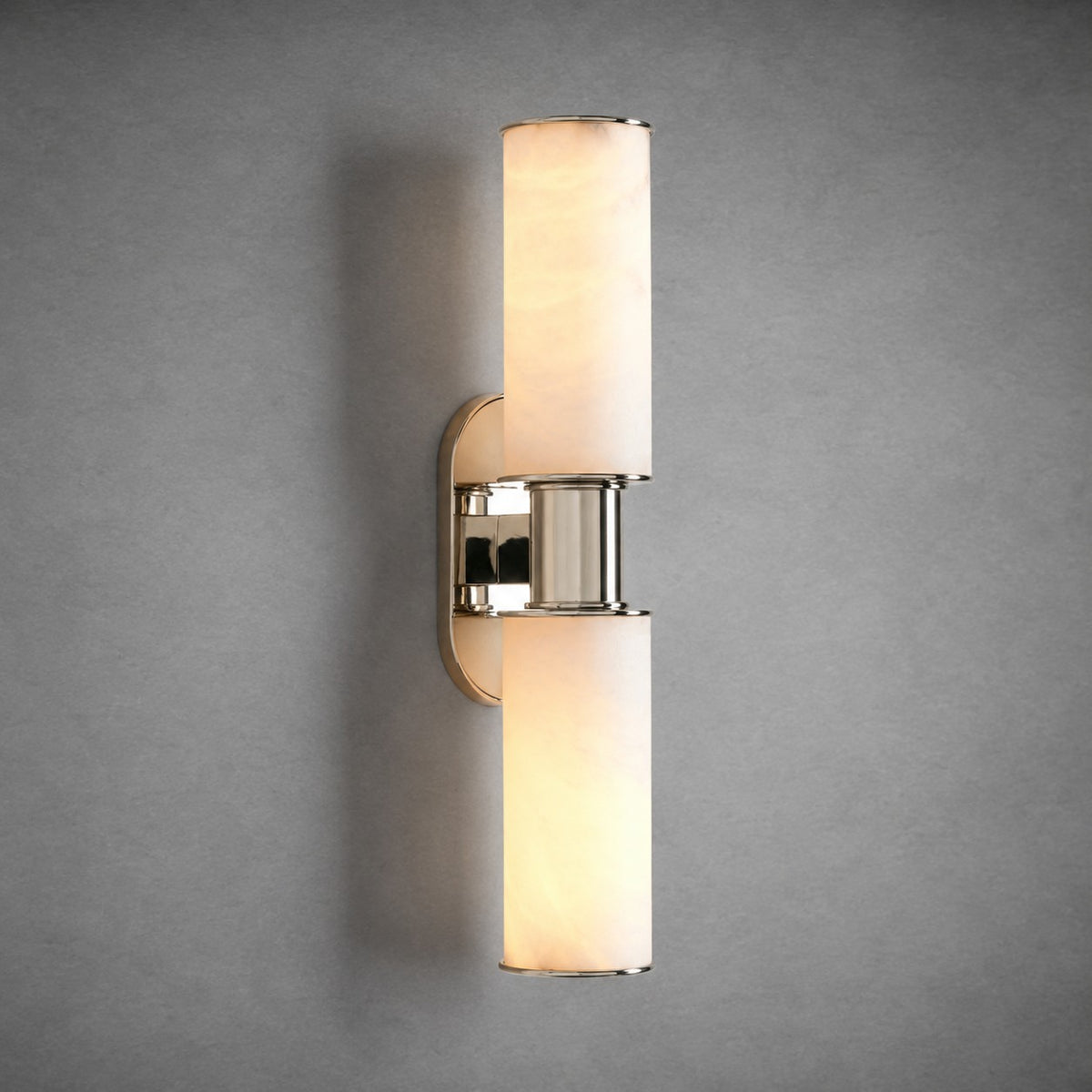 Harlin 2-Light Wall Sconce in Alabaster