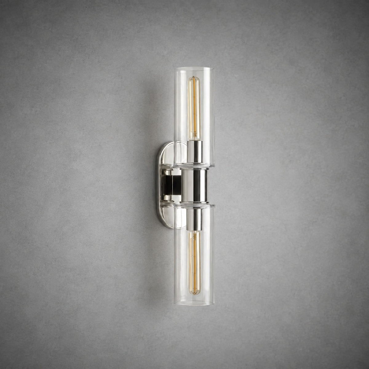 Harlin 2-Light Wall Sconce in Clear