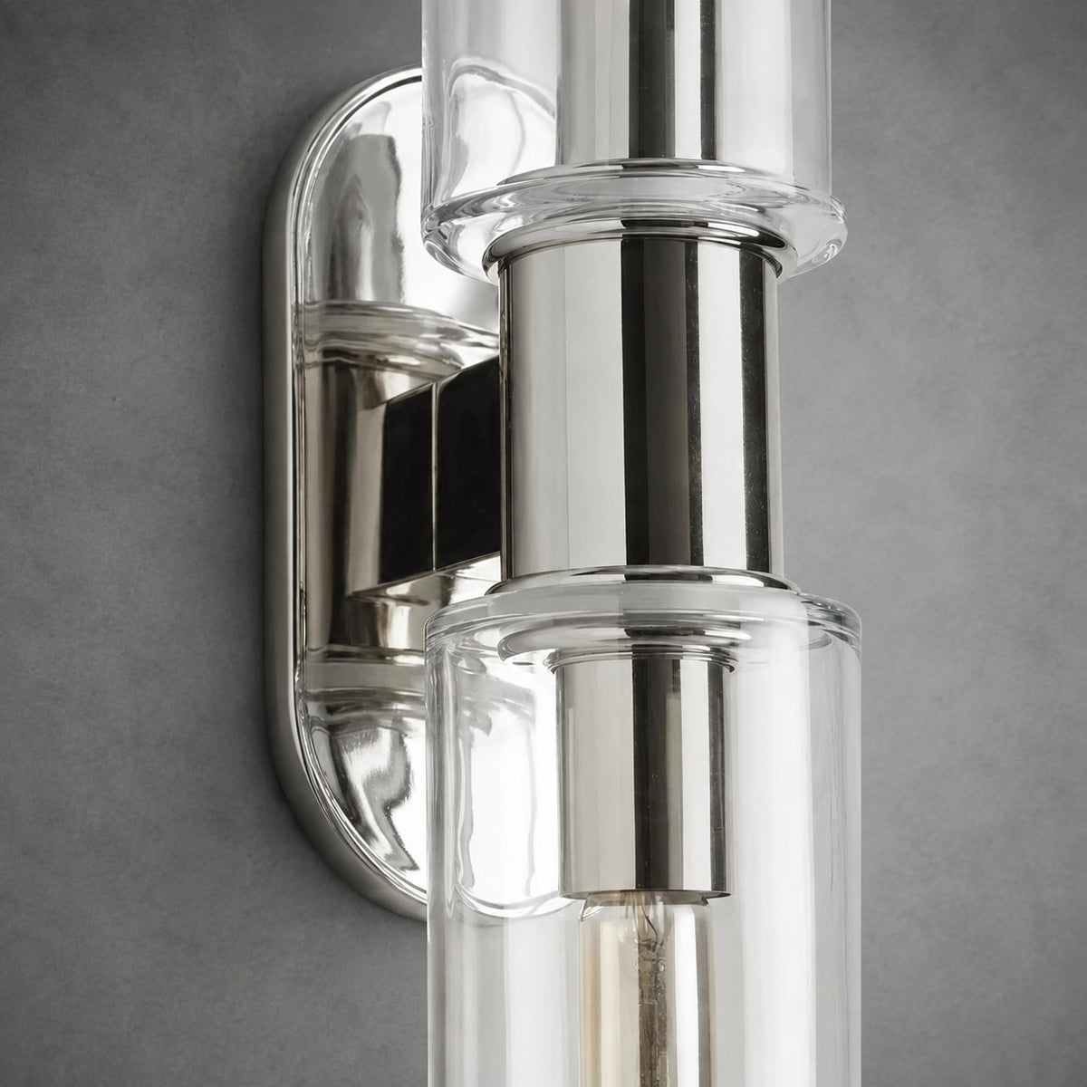 Harlin 2-Light Wall Sconce in Clear