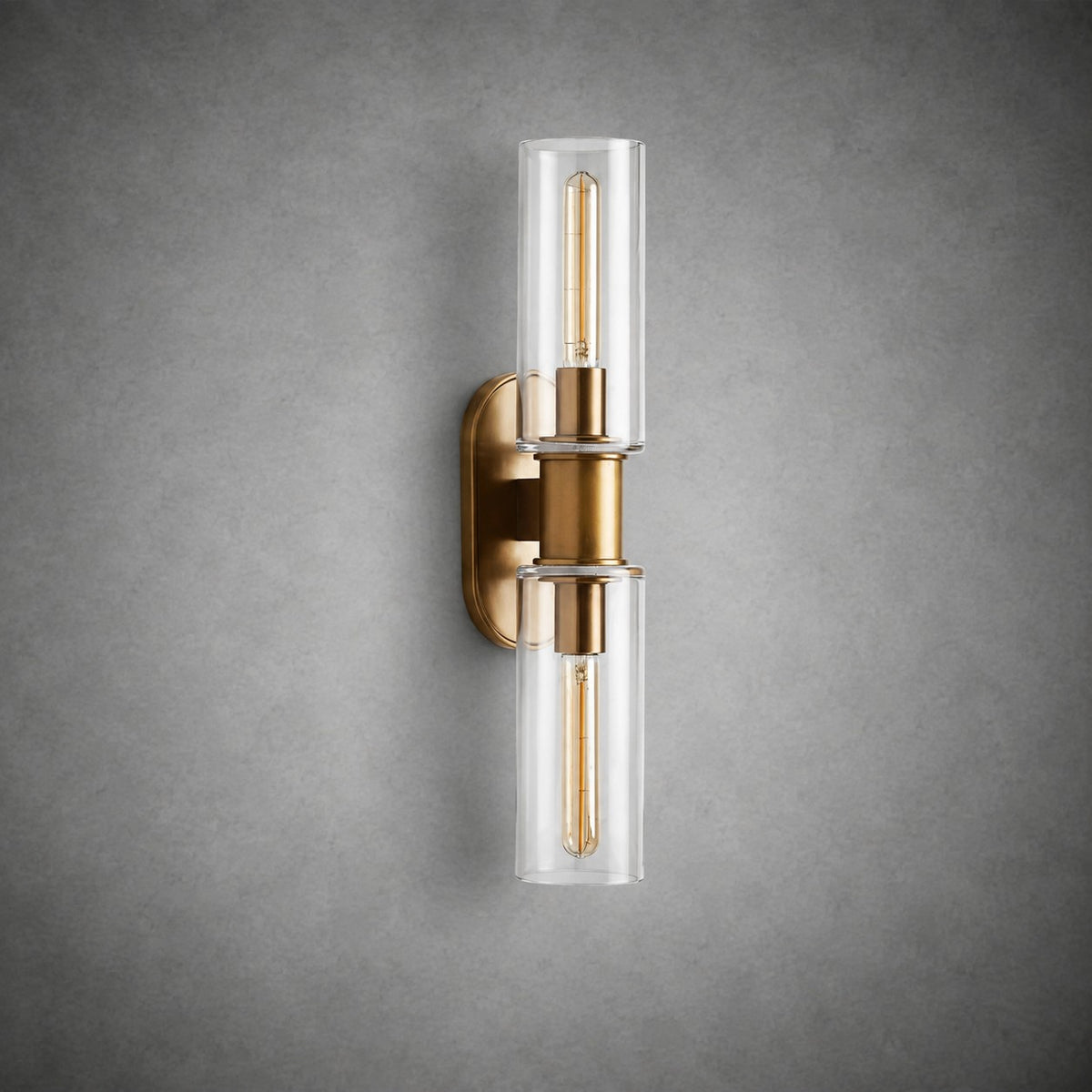 Harlin 2-Light Wall Sconce in Clear