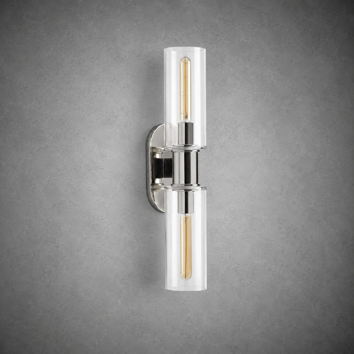 Harlin 2-Light Wall Sconce in Clear