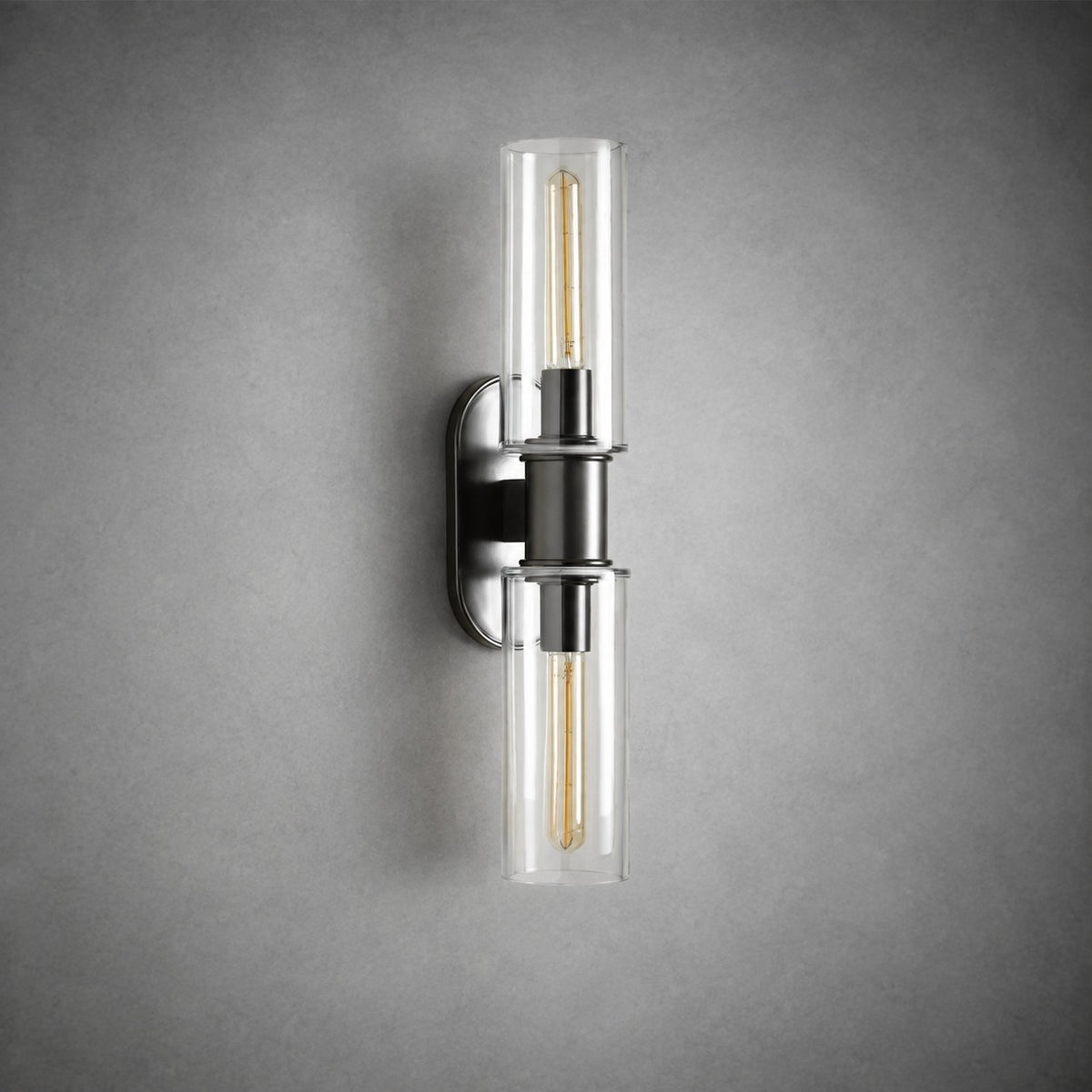 Harlin 2-Light Wall Sconce in Clear
