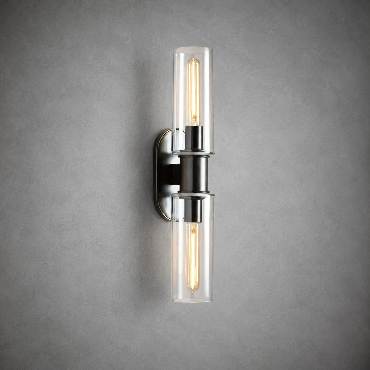Harlin 2-Light Wall Sconce in Clear