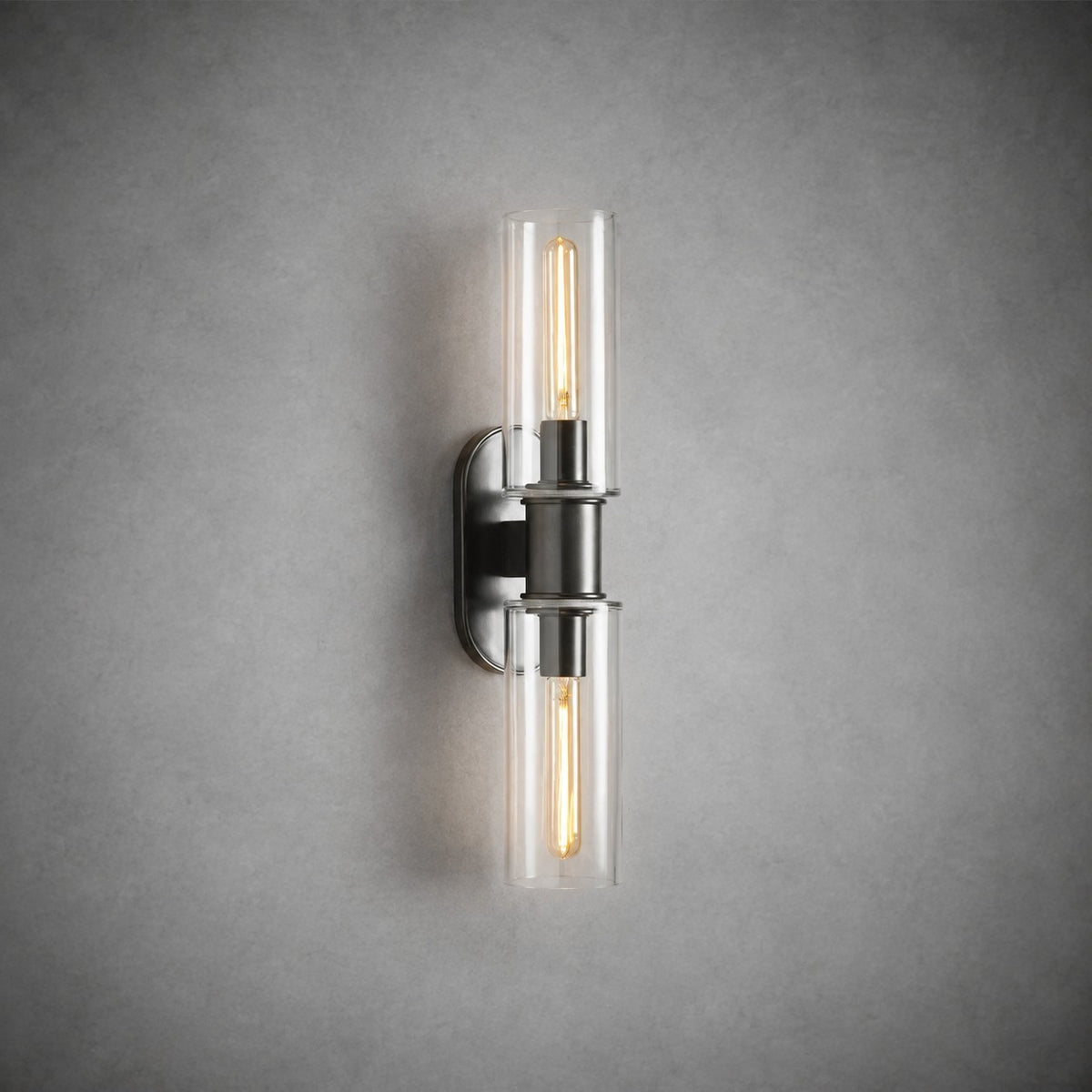 Harlin 2-Light Wall Sconce in Clear