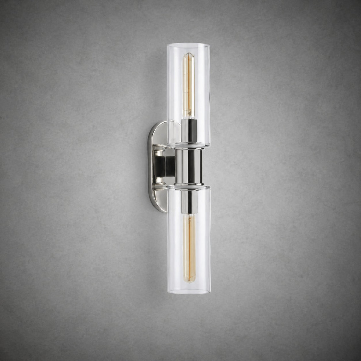 Harlin 2-Light Wall Sconce in Clear