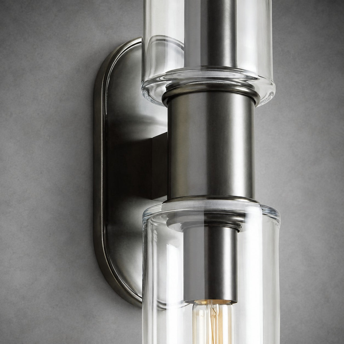 Harlin 2-Light Wall Sconce in Clear